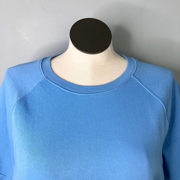 FABLETICS Terry Short Sleeve Mini Dress in Island Escape Blue Women's Size XXL - Picture 2 of 15